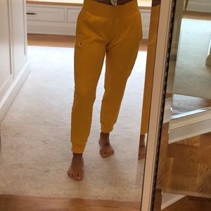 Champion reverses weave yellow sweatpants